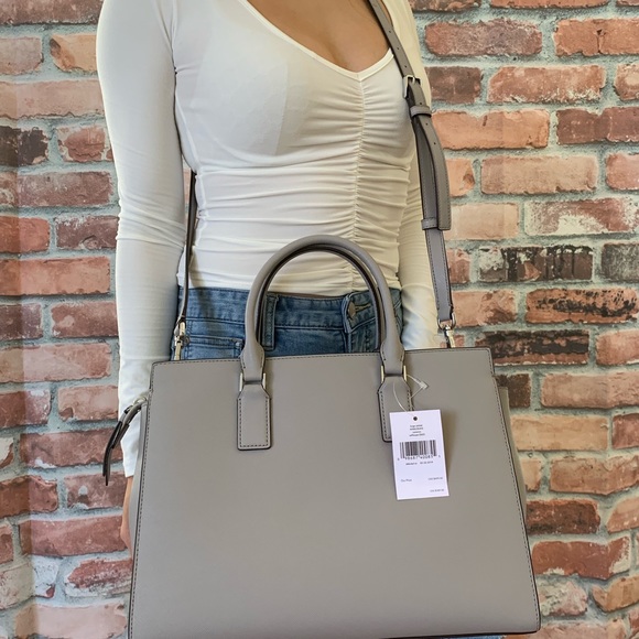 Kate spade Cameron large satchel soft taupe Gray - Picture 8 of 8